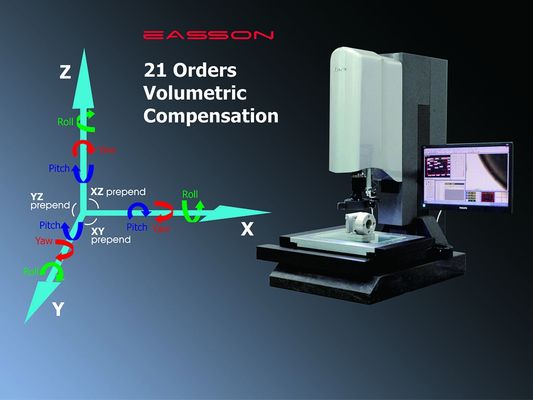 공업 검사를 위한 300 Ｘ 200 Ｘ 200 밀리미터 CNC 광학 측정 장치